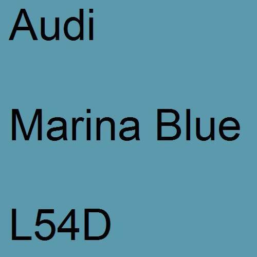 Audi, Marina Blue, L54D.